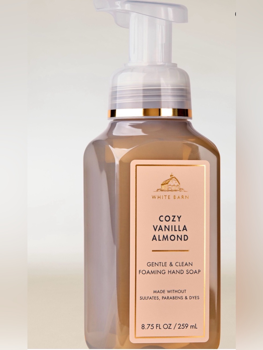White Barn Cozy Vanilla Almond Foaming Hand Soap